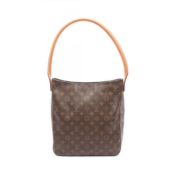 LOUIS VUITTON Brown Monogram Leather Looping GM Shoulder Bag - Picture 1 of 10